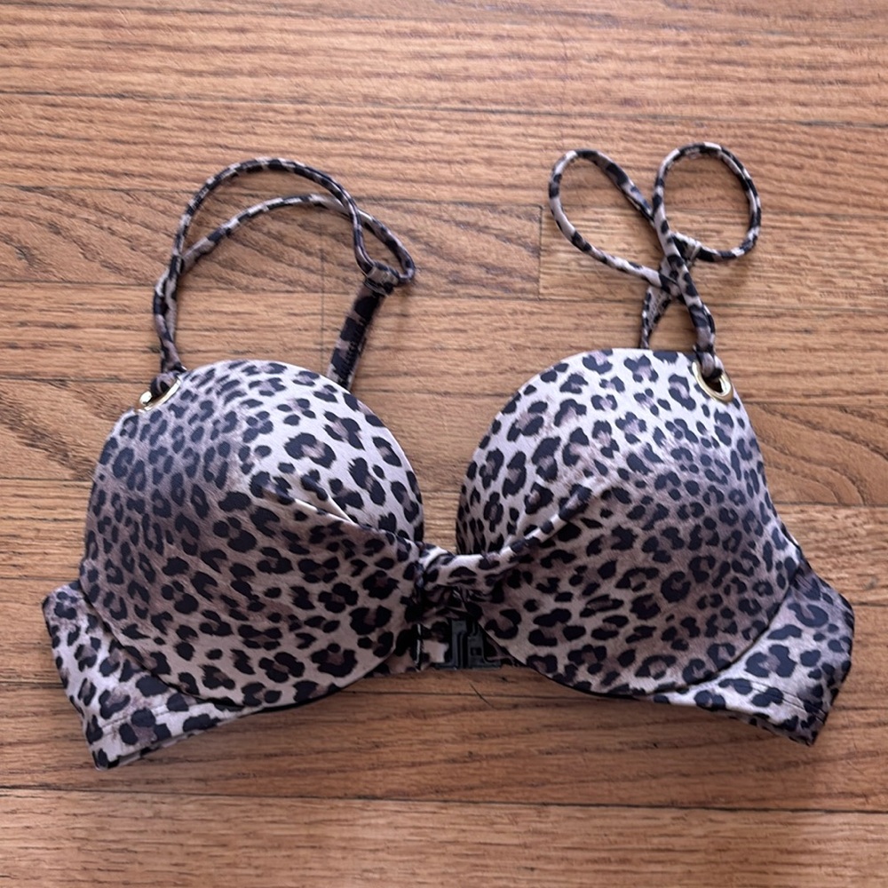 Hunkemoller leopard bra